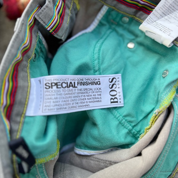 Boss Hugo Maine Regular Fit Light Gray Jeans Men’s SZ 34/30 - Picture 12 of 14